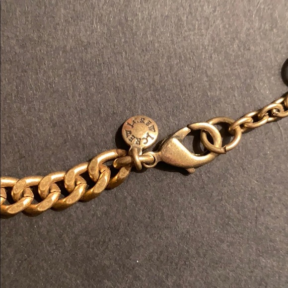 J. Crew Statement Necklace - Hot Pink & Teal - Picture 3 of 5